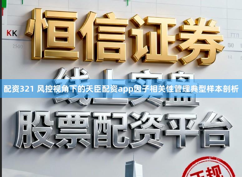 配资321 风控视角下的天臣配资app因子相关性管理典型样本剖析